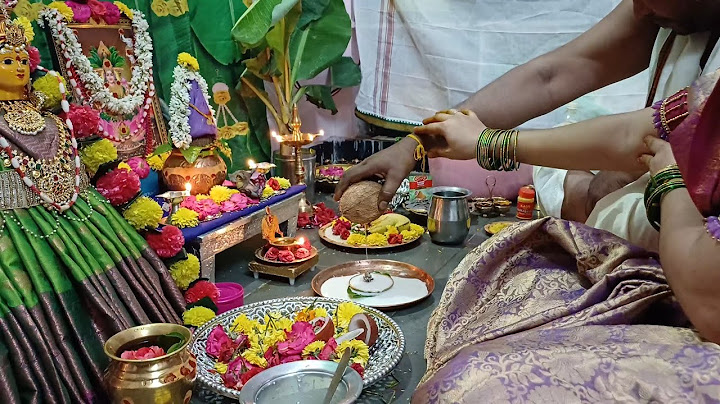 మా ఇంటి వరలక్ష్మి వ్రతం పూజ||వాయనం ఏలా ఇచ్చిన ||varalakshmi vratham pooja vidhanam in telugu
