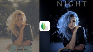 New Snapseed Dark Blue Effect Photo Editing Trick 🔥 | Snapseed Background Colour Change Trick