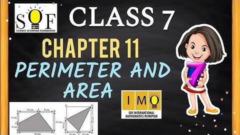 Class 7 IMO | Chapter 11 : Part 1 | Perimeter and Area | Maths Olympiad for class 7 | Q. no. 1 to 13