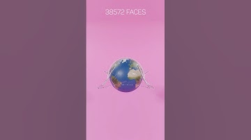 3D Cloth Simulation on Earth 🌍 #satisfying #3danimation #blender3d