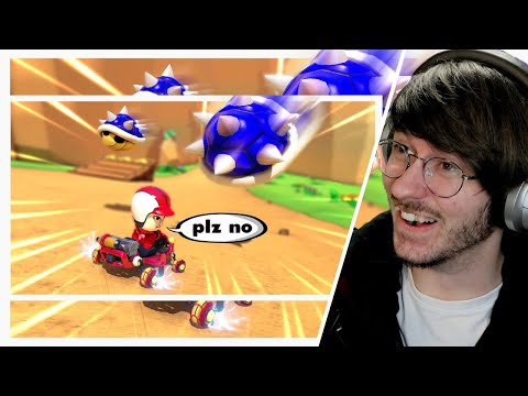 Dax Reacts To Smii7Y Mario Kart With Blue Shells Only Is Terrifying