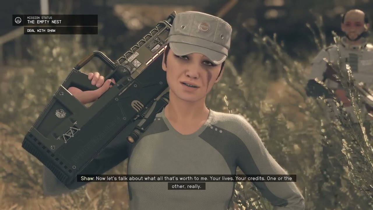 STARFIELD: Attack Shaw, bribe or persuade her - The empty nest