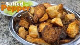 Air Fryer Homemade Croutons