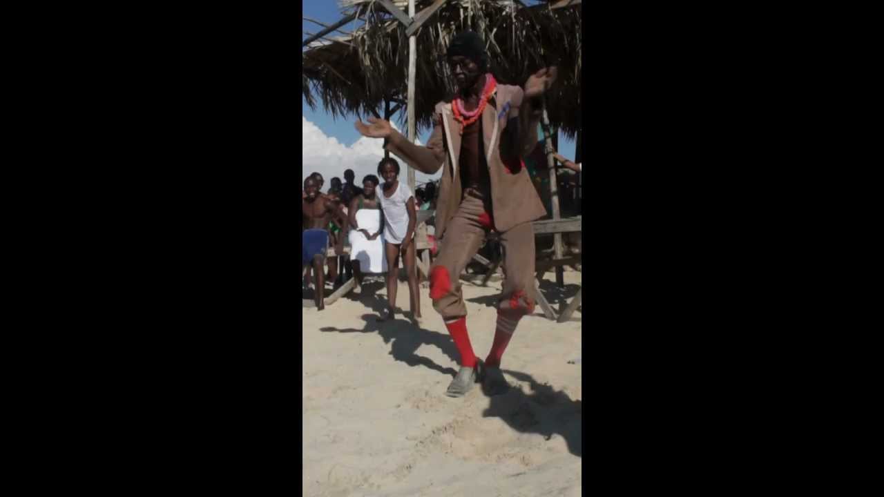 Guy Dancing To Mr Vegas Bruk It Down Hellshire Beach Jamaica 2012 