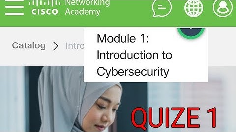 #introduction to cyberSecurity #cisco Module 1 quiz answers