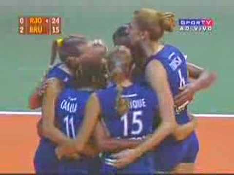 3. E 4. SETS REXONA 2 X 3 BRASIL TELECOM SUPERLIGA...