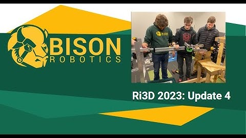 NDSU Ri3D Update 4 - Arm and Grabber Progress