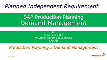 SAP PP | Managing PIR (Planned Independent Requirements) in SAP S/4HANA | Demand Management | 01-42