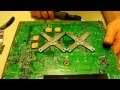 Xbox 360 fat version replacing the heat sink compound tutorial. RROD error repair guide!