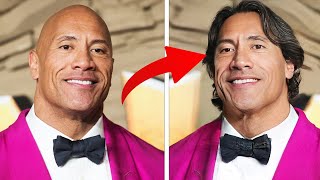 AI Gives Bald Celebrities Hair! Ft. The Rock, Joe Rogan, Bruce Willis