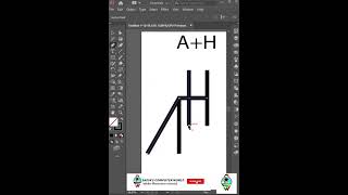Ah Logo Design In Adobe Illustrator