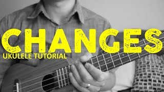 Video thumbnail of "XXXTENTACION - changes (EASY Ukulele Tutorial) - Chords - How To Play"