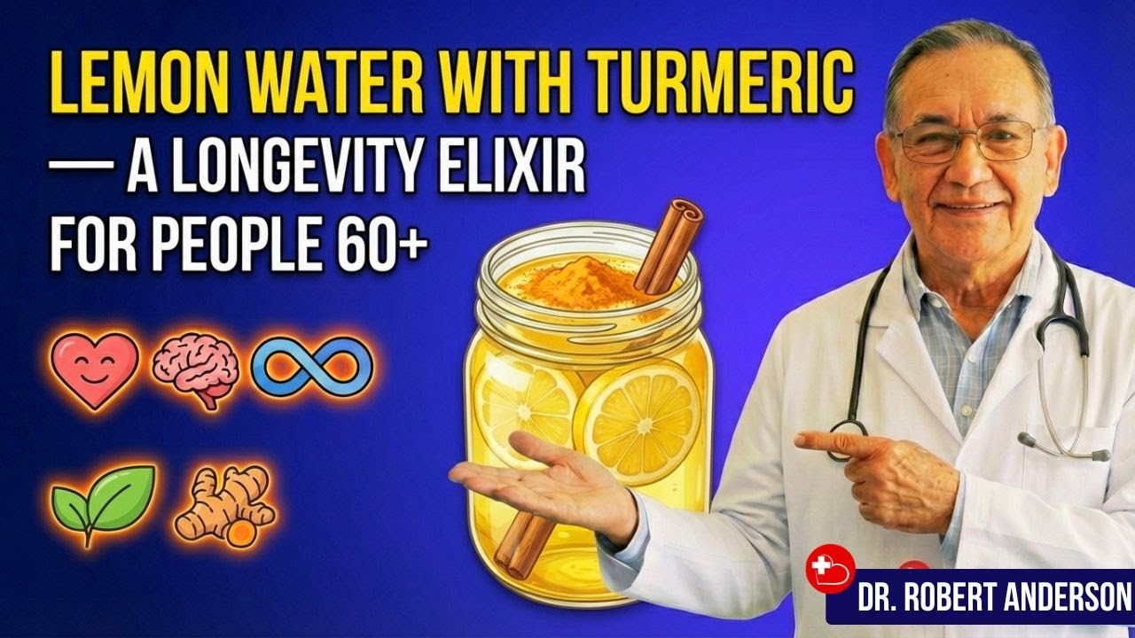 Lemon Water With Turmeric Elixir Of Longevity For People Over 60 🍋✨