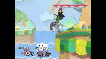 Melee - How to edgeguard Marth with Falco