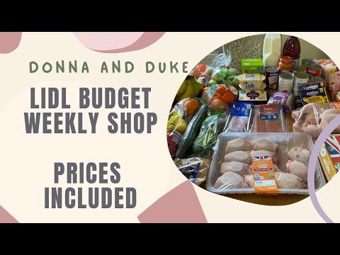 Lidl budget food shop - save money on food in 2023