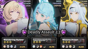 Deadly Assault / Yidhari, Lycaon, Lucia & Seed, Trigger, Orphie & Yixuan, Ju Fufu, Pan / ZZZ 2.3