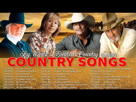 Old Country Songs By World's Greatest Country Singer - Top 100 Greatest Hits Country Songs By Singer