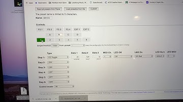nektar Pacer online editor settings