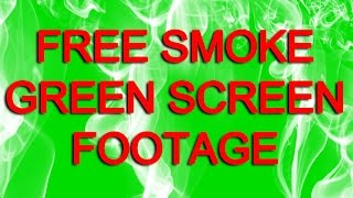 Free Smoke Green Screen Footage HD 6 [FREE DOWNLOAD]