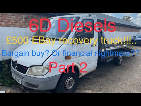 Recovery truck rebuilding part 2 !!! Fixing the cheap Mercedes we bought of Ebay !!