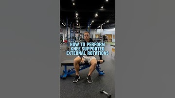 How to Perform Knee Supported External Rotations #strengthtraining #mobility #rehabi #gymtips