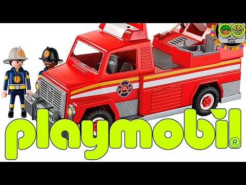 playmobil fire car 9235