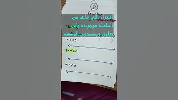 أساسيات في maths من جريد3 مهمه لجريد4 number Line -#fraction تاسيس رابعه لغات وتجريبي 2024 #shorts
