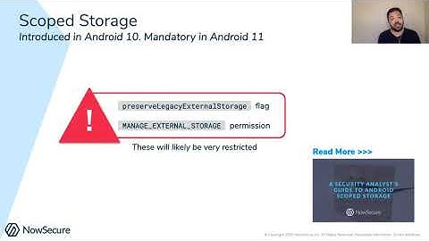 Android 11 - Security & Privacy Updates - Scoped Storage (4/8)