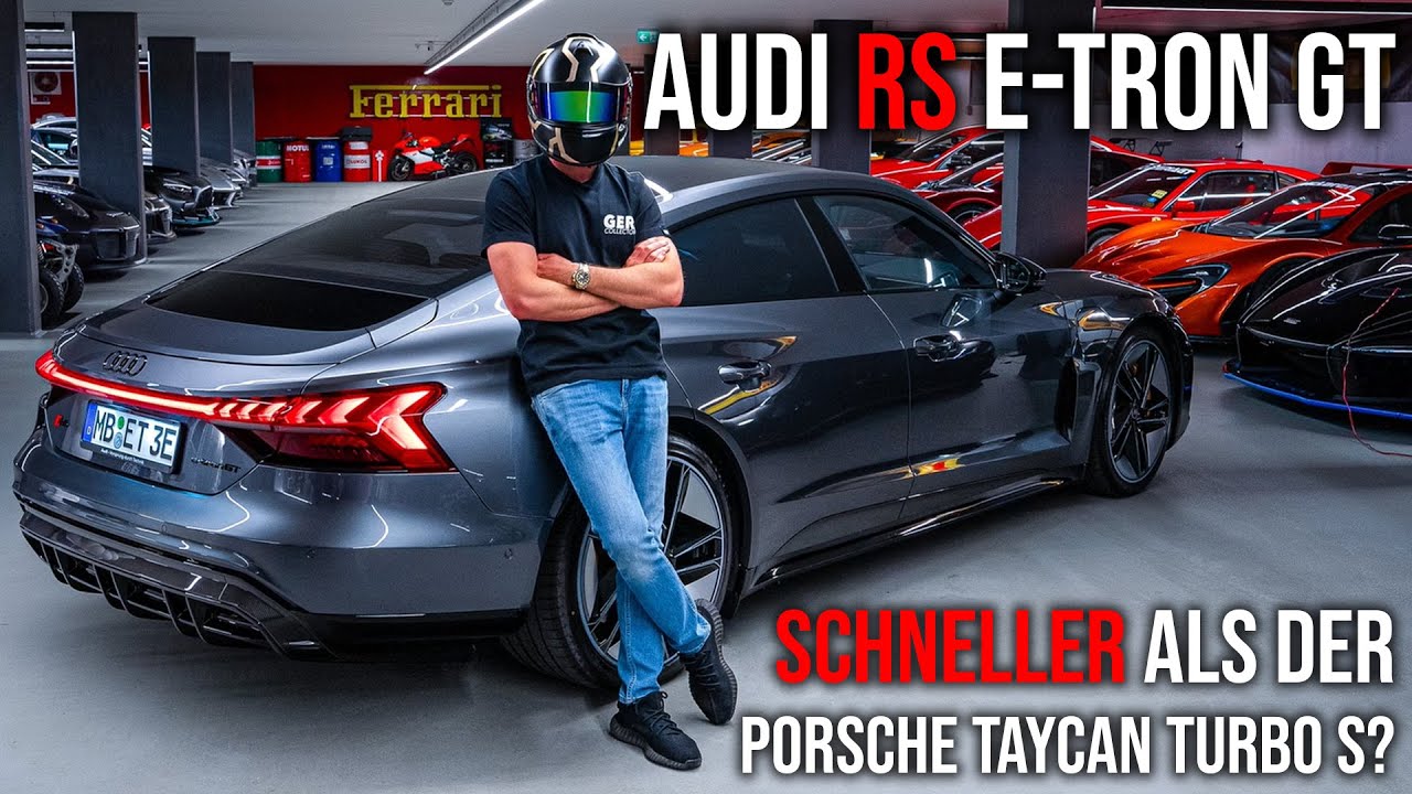 AUDI RS E-TRON GT | Schneller als der Porsche Taycan Turbo S? | Wir messen ihn!