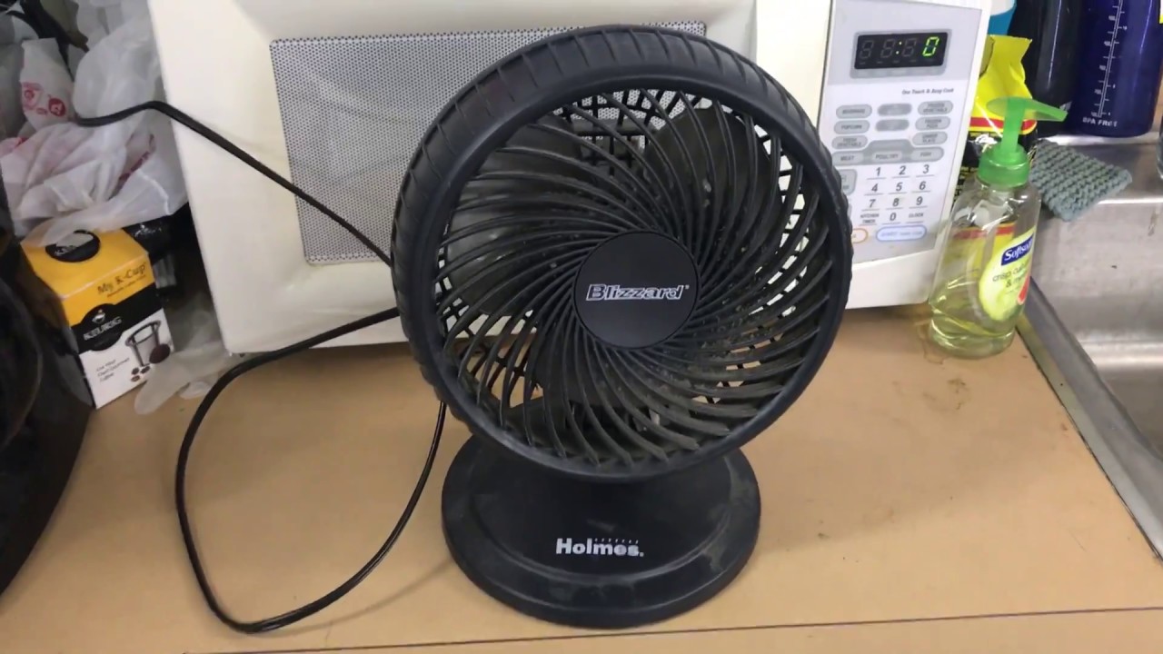 Holmes Lil Blizzard Desk Fan Quick Test Youtube