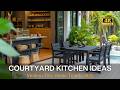 Modern Tiny Home Trends 2025: Creative Courtyard Kitchens & Indoor-Outdoor Elegance
