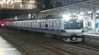 常磐線　E531系K415編成　回8725M　KY出場　水戸駅着発　2023.12.13