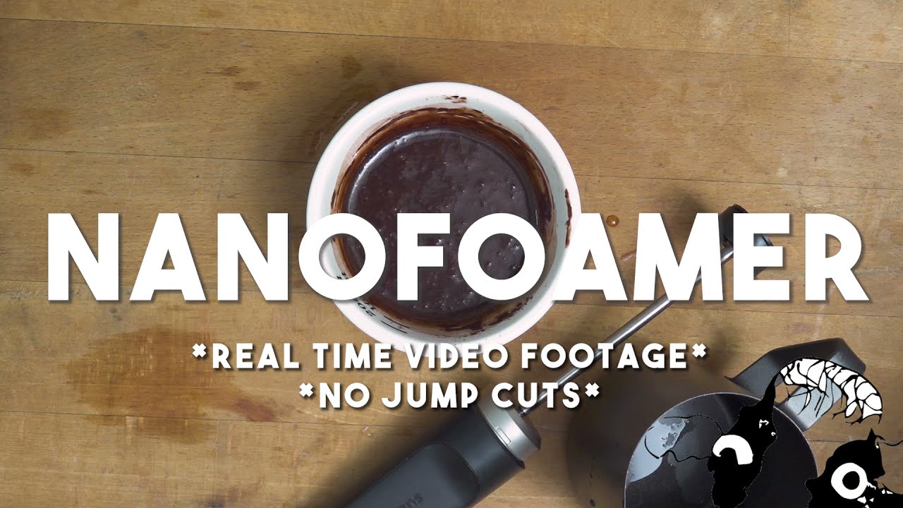 Nanofoamer by Subminimal || Real Time Footage || ASMR