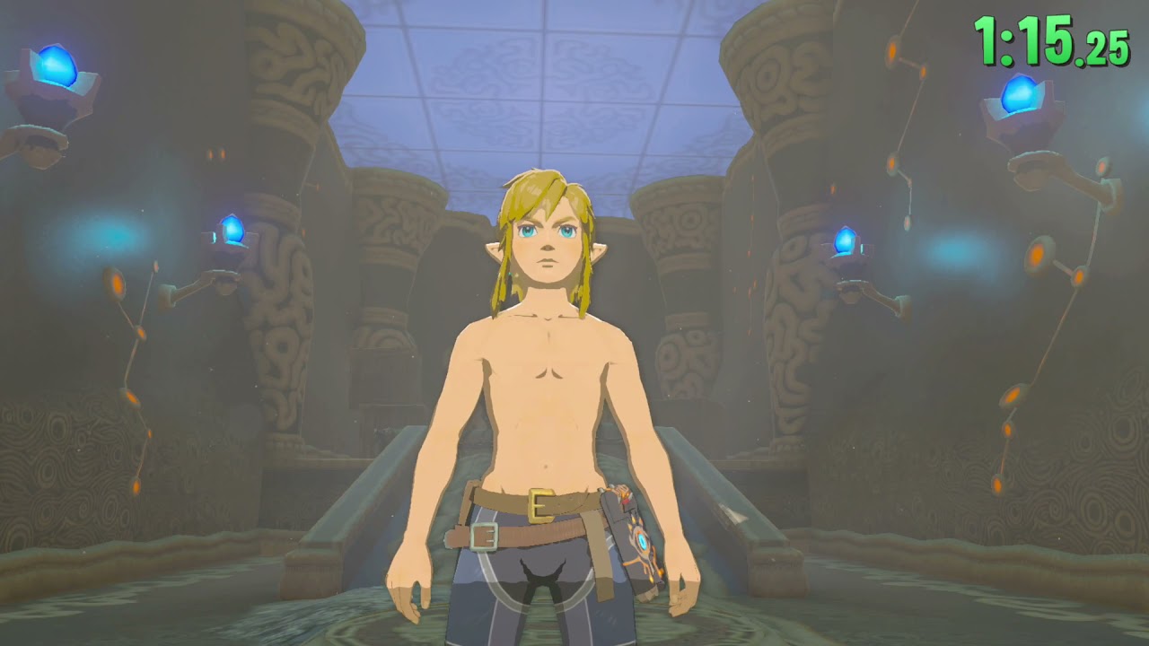 Zelda BOTW SPEEDRUN Die Glitchless 222.90 Fall Off a Cliff