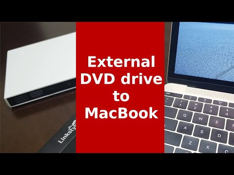 Correctly connecting an external CD/DVD drive to a MacBook