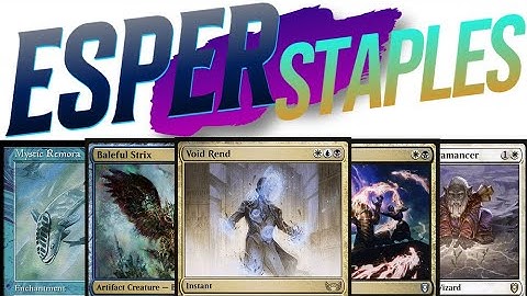 Which Staples Do I Put In My Esper Commander Decks?