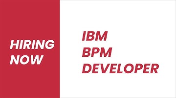 IBM BPM Developer | IBM BPM Developer Jobs | IBM Developer | IBM Developer Jobs