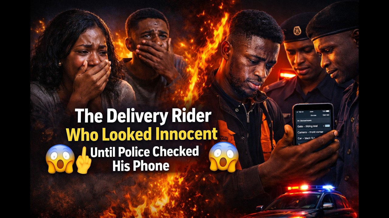 The Delivery Rider Who Looked Innocent… Until Police Checked His Phone ...