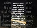 Adelaide metro emu train 4006 last service for the night