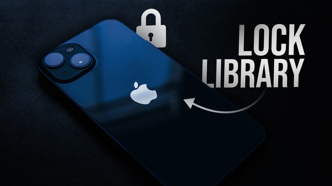 How to Lock Library on iPhone (tutorial) - YouTube