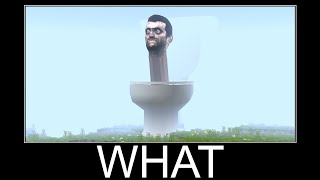 Giant Skibidi Toilet in Minecraft wait what meme part 164