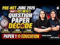 UGC PRE NET June Exam 2026 | UGC NET Paper 1 & Education Question Paper | UGC NET Paper 1 2026