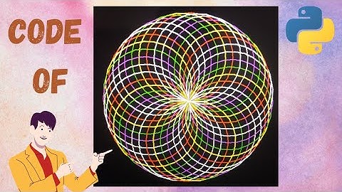 Source code of Rangoli Design | Rangoli design using Python | Rangoli |  Turtle code || 5 ||