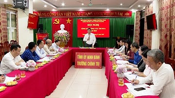 Khối thi đua các cơ quan đảng tổng kết công tác thi đua năm 2023