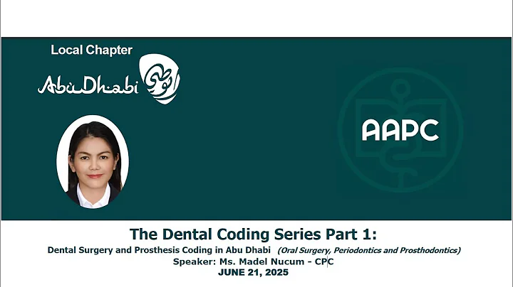 Dental Coding Series : Part 1