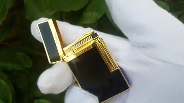 Deva.vn Bật lửa super fake dupont D02V viền đen vàng cổ điển | Giá : 750.000đ