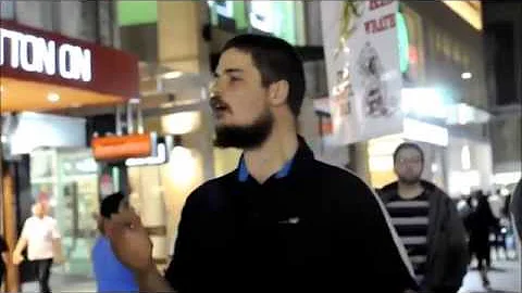 Pleading with Sinners to Repent in Rundle Mall, Ad...