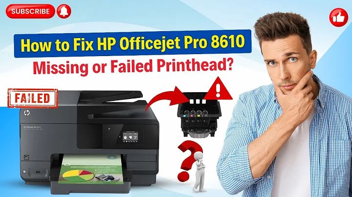 How to Fix HP Officejet Pro 8610 Missing or Failed Printhead? | Printer Tales