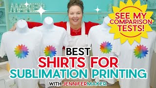 Best &amp; Worst Shirts for Sublimation | Comparison &amp; Washing Tests!