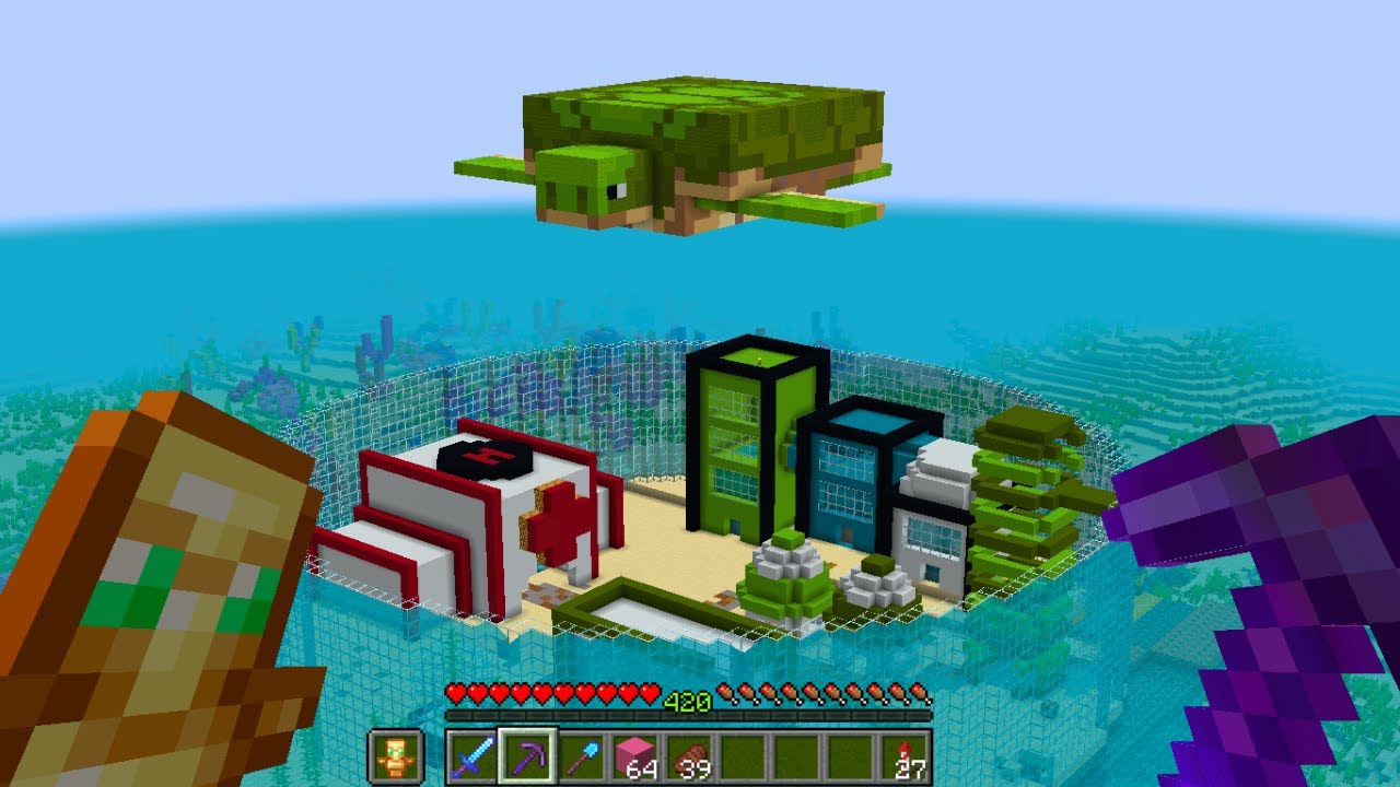 Building an UNDERWATER City in Minecraft - YouTube